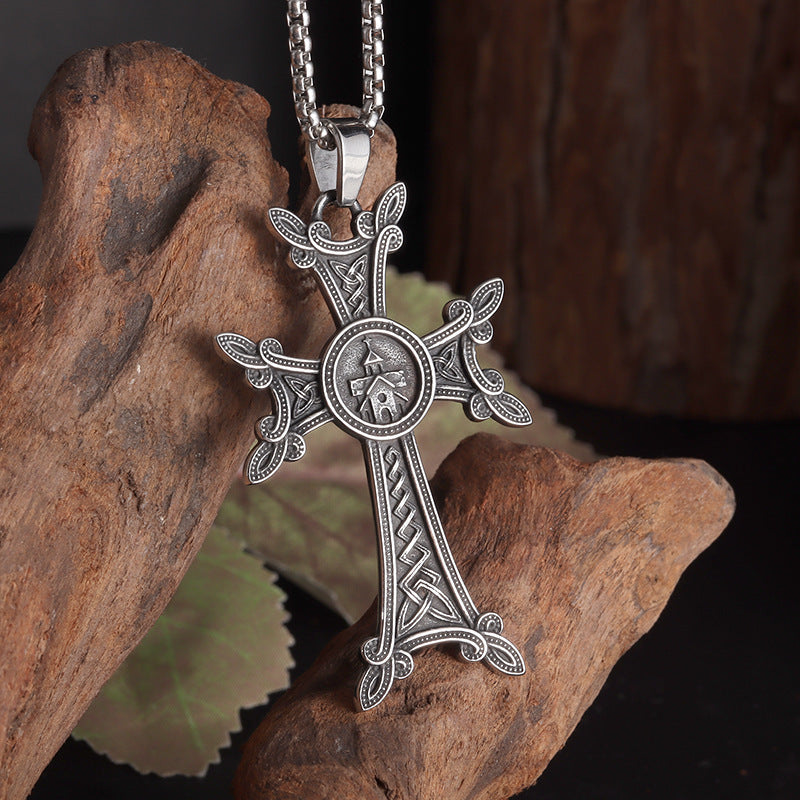 Wholesale Retro Viking Celtic Knot Cross Pendant